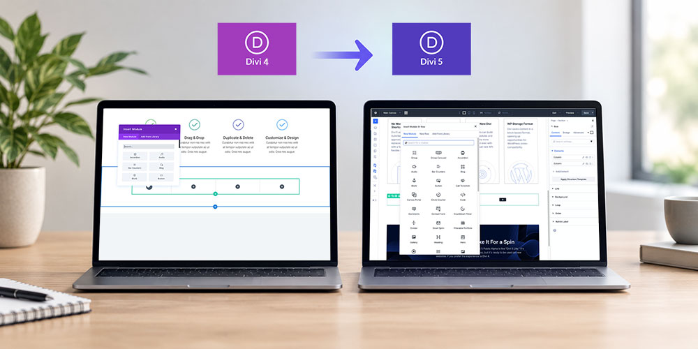Fra Divi 4 til en helt ny Divi 5 platform